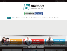 Tablet Screenshot of brollotraslochi.it